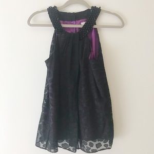 Black and Purple ECI Blouse